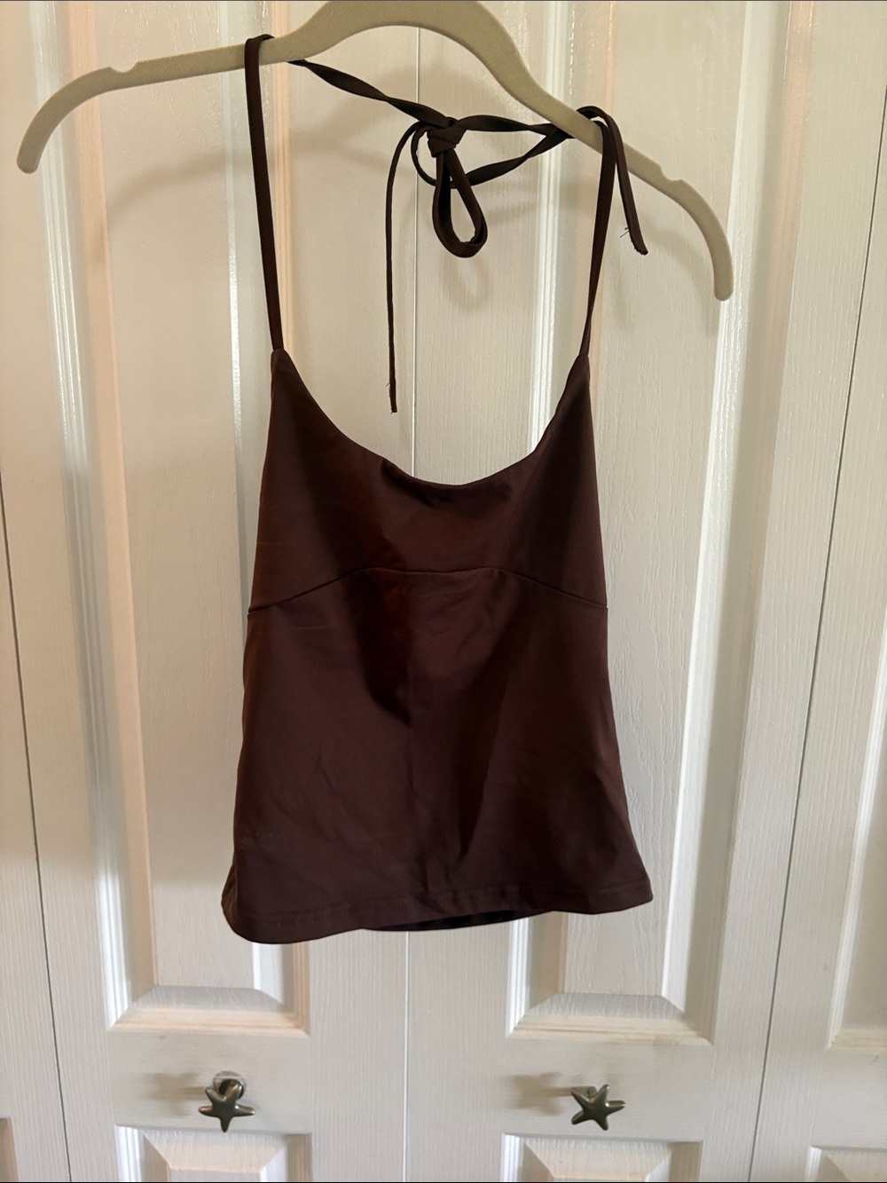 Women’s Brown Halter Cami Top